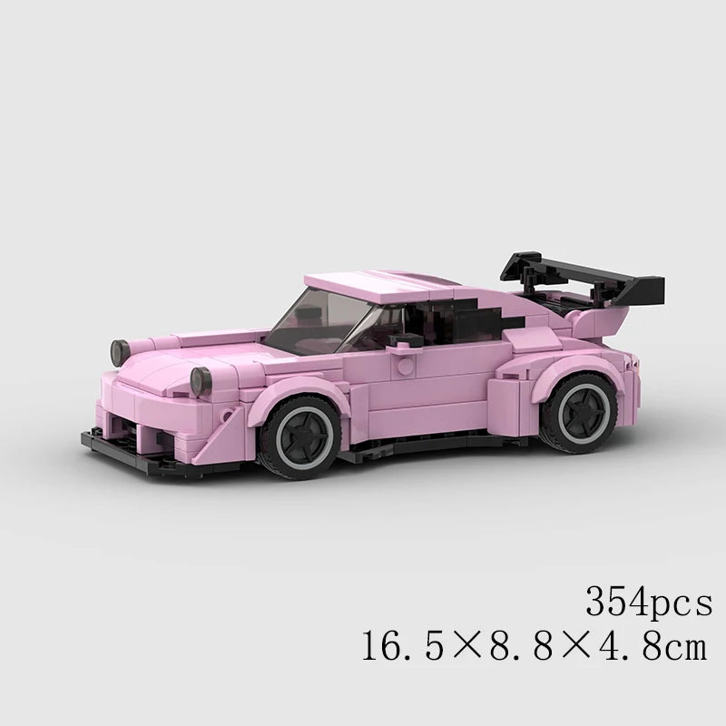 Super Sports Car Classic Toy Building Block Set, Suitable as Birthday, Halloween, Christmas Gifts and for Home Decoration Collec