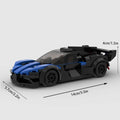 MOC Racer Cars City Sports Vehicle Building Blocks Creative Garage Toys Education Brick Christmas Child Gift